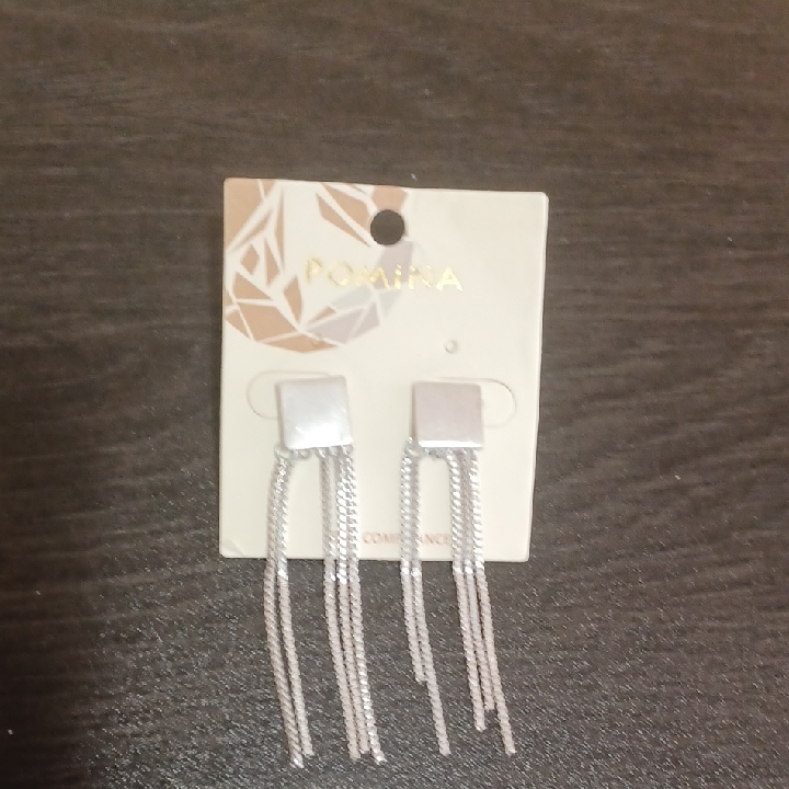 Worn Silver Dangle Earrings 14$